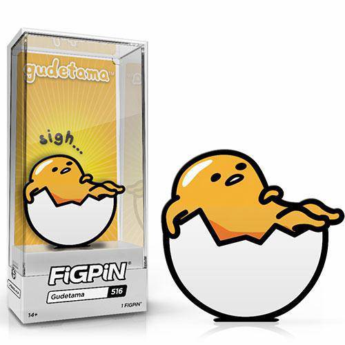 FiGPiN Enamel Pin - Gudetama Limited Edition - Select Figure(s) #516 - Gudetama [Sigh]