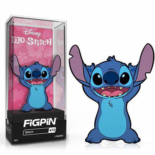 FiGPiN Enamel Pin - Lilo & Stitch - Select Figure(s) #472 - Excited Stitch