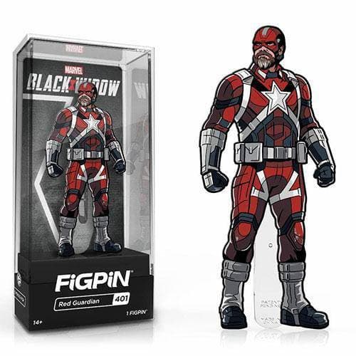 FiGPiN Enamel Pin - Marvel Black Widow - Select Figure(s) #401 - Red Guardian