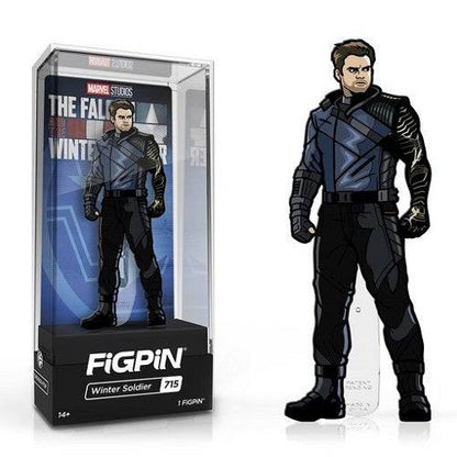 FiGPiN Enamel Pin - Marvel The Falcon And The Winter Soldier - Select Figure(s) Winter Soldier (715)