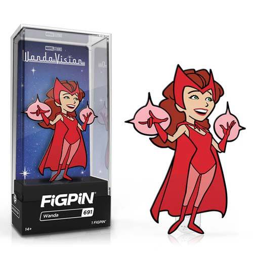 FiGPiN Enamel Pin - Marvel WandaVision - Select Figure(s) #691 - Wanda - Limited Edition Main image