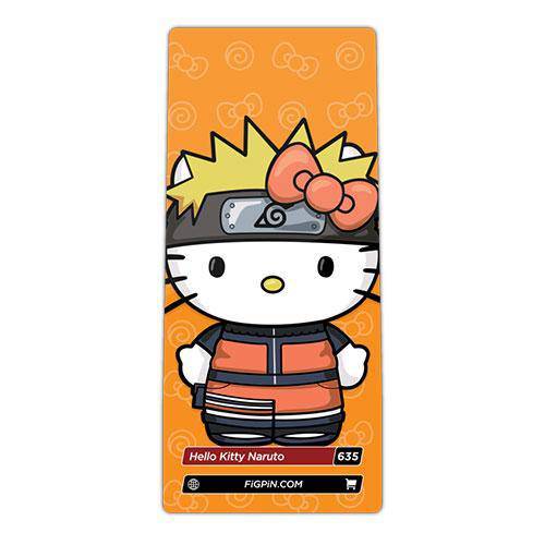 FiGPiN Enamel Pin - Naruto x Hello Kitty - Select Figure(s) - Collectors World Toys