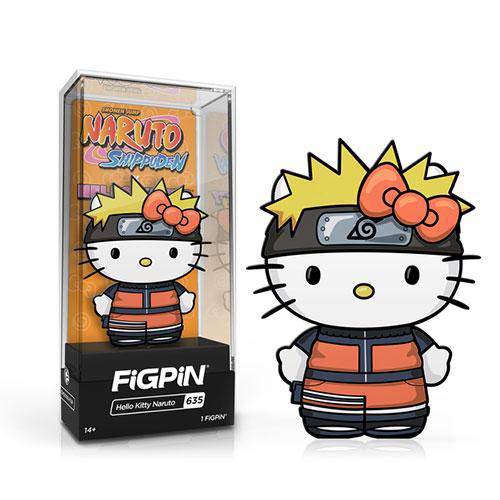 FiGPiN Enamel Pin - Naruto x Hello Kitty - Select Figure(s) - Collectors World Toys