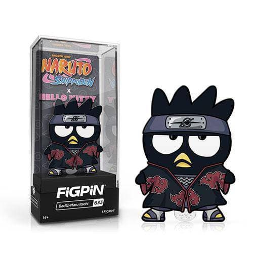 FiGPiN Enamel Pin - Naruto x Hello Kitty - Select Figure(s) #633 - Badtz-Maru Itachi Main image