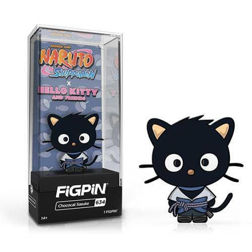 FiGPiN Enamel Pin - Naruto x Hello Kitty - Select Figure(s) #634 - Chococat Sasuke