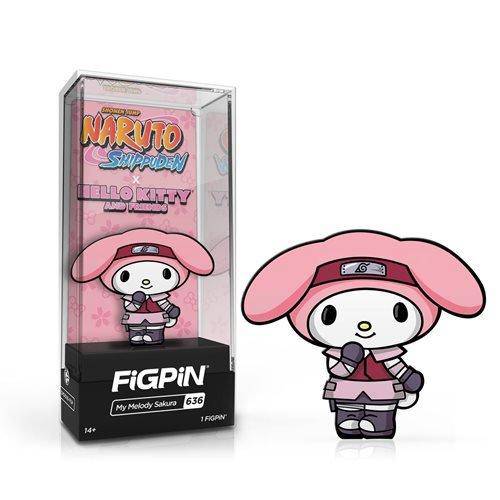 FiGPiN Enamel Pin - Naruto x Hello Kitty - Select Figure(s) - Collectors World Toys