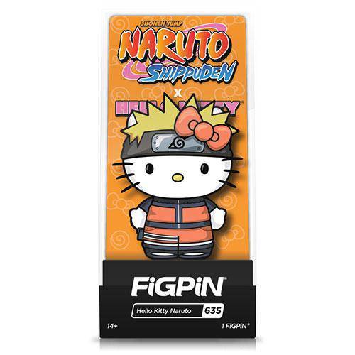 FiGPiN Enamel Pin - Naruto x Hello Kitty - Select Figure(s) - Collectors World Toys