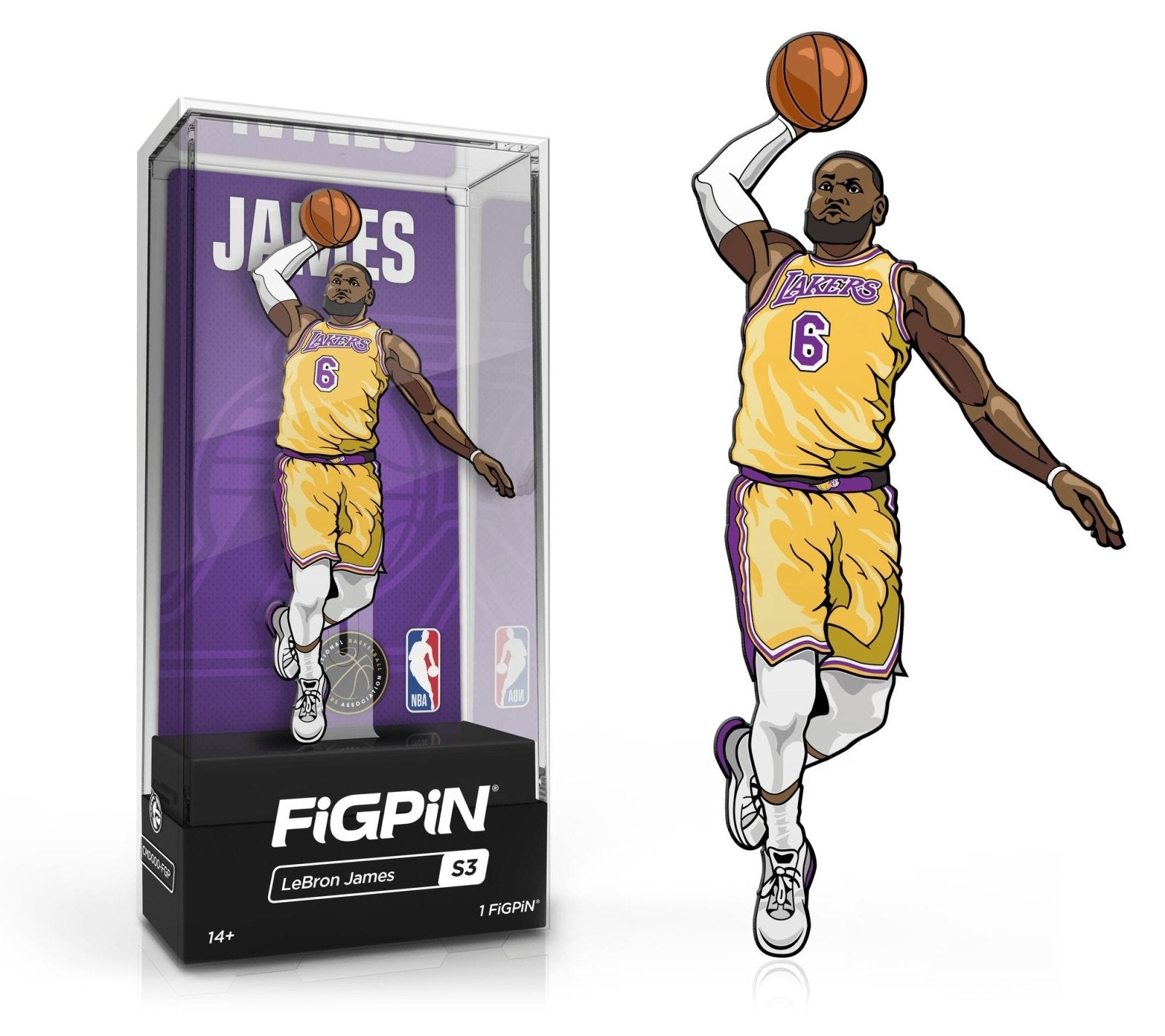 FiGPiN Enamel Pin - NBA - Select Figure(s) #S3 - LeBron James