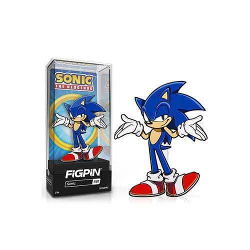 FiGPiN Enamel Pin - Sonic the Hedgehog - Select Figure(s) #581 - Sonic Main image