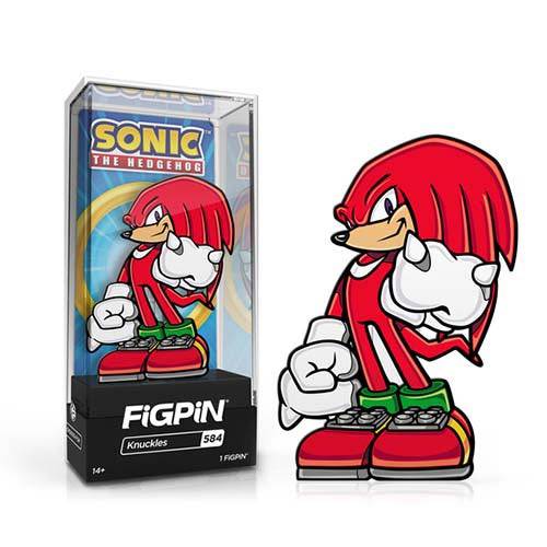 FiGPiN Enamel Pin - Sonic the Hedgehog - Select Figure(s) #584 - Knuckles - Limited Edition
