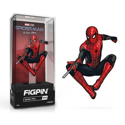 FiGPiN Enamel Pin - Spider-Man: No Way Home - Select Figure(s) #910 - Spider- Man