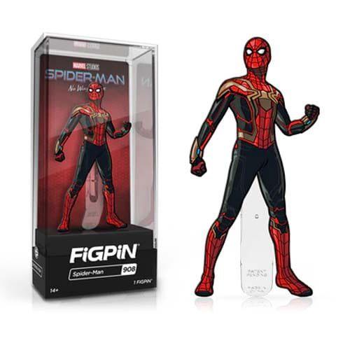 FiGPiN Enamel Pin - Spider-Man: No Way Home - Select Figure(s) #908 - Spider- Man