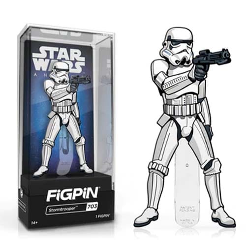 FiGPiN Enamel Pin - Star Wars - A New Hope - Select Figure(s) #703 - Stormtrooper