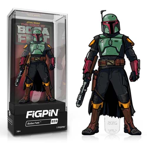 FiGPiN Enamel Pin - Star Wars - The Book of Boba Fett - Select Figure(s) #859 - Boba Fett (Helmet) Main image
