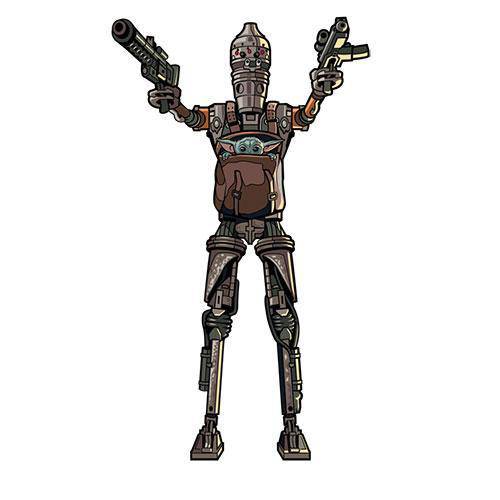 FiGPiN Enamel Pin - Star Wars - The Mandalorian - Select Figure(s) - Collectors World Toys