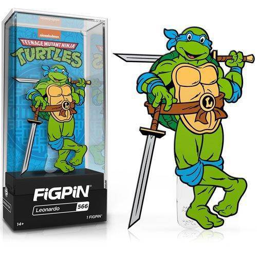 FiGPiN Enamel Pin - Teenage Mutant Ninja Turtles - Select Figure(s) #566 - Leonardo Main image