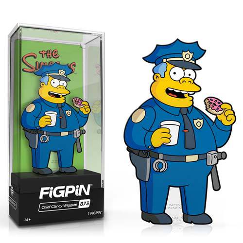 FiGPiN Enamel Pin - The Simpsons - Select Figure(s) #873 - Chief Clancy Wiggum