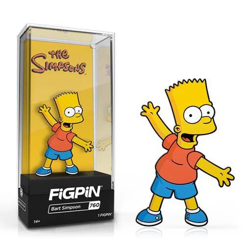 FiGPiN Enamel Pin - The Simpsons - Select Figure(s) #760 - Bart Simpson Main image