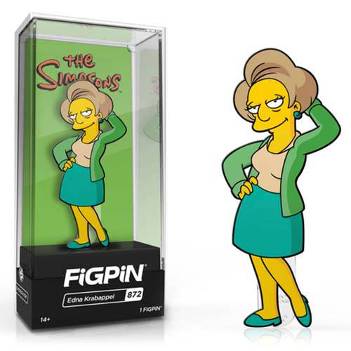 FiGPiN Enamel Pin - The Simpsons - Select Figure(s) #872 - Edna Krabappel Limited Edition