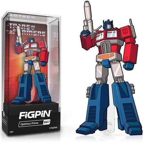 FiGPiN Enamel Pin - Transformers - Select Figure(s) #667 - Optimus Prime Main image