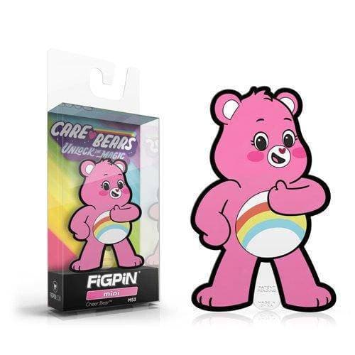FiGPiN Mini Enamel Pin - Care Bears - Select Figure(s) #M53 Cheer Bear Main image