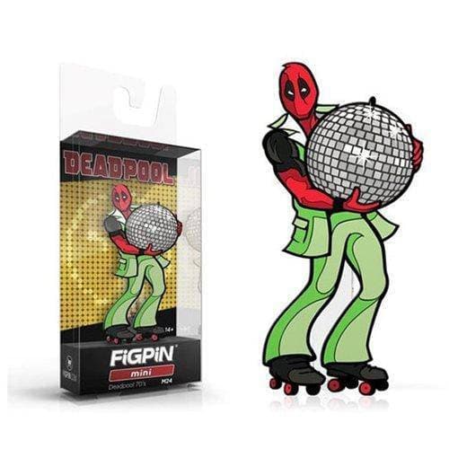 FiGPiN Marvel Deadpool Mini Enamel Pin - Select Figure(s) #M24 1970s Mini Main image