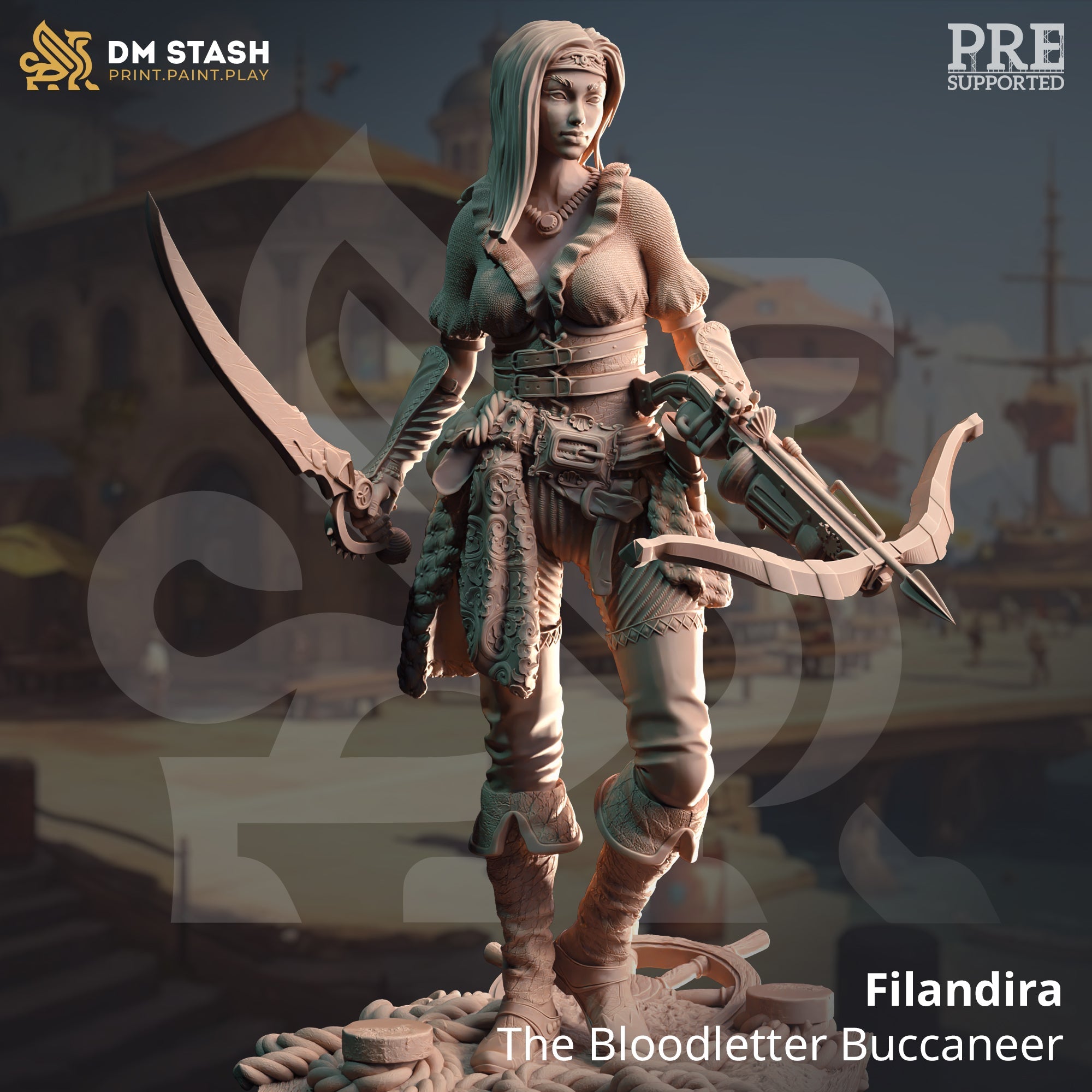 Filandira, The Bloodletter Buccaneer (Female Human Pirate) Main image