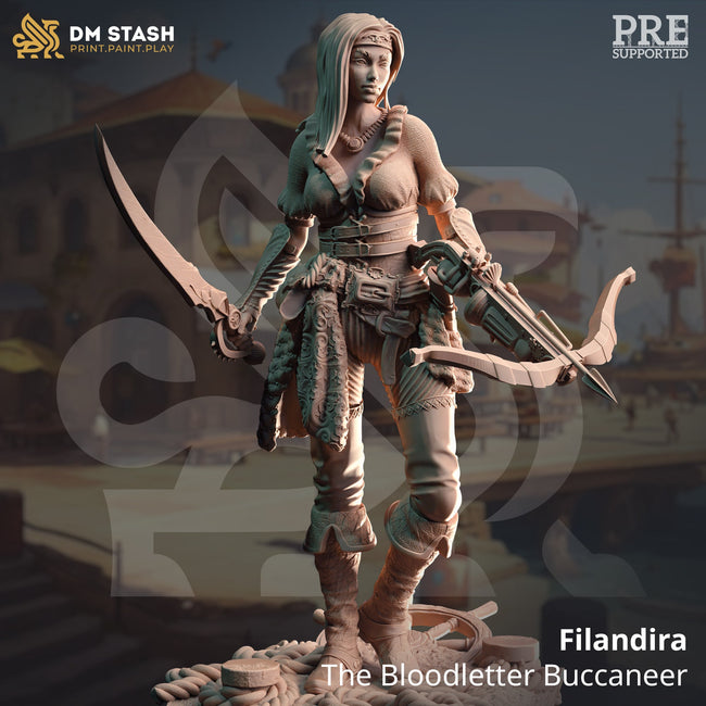 Filandira, The Bloodletter Buccaneer (Female Human Pirate) Hover Image