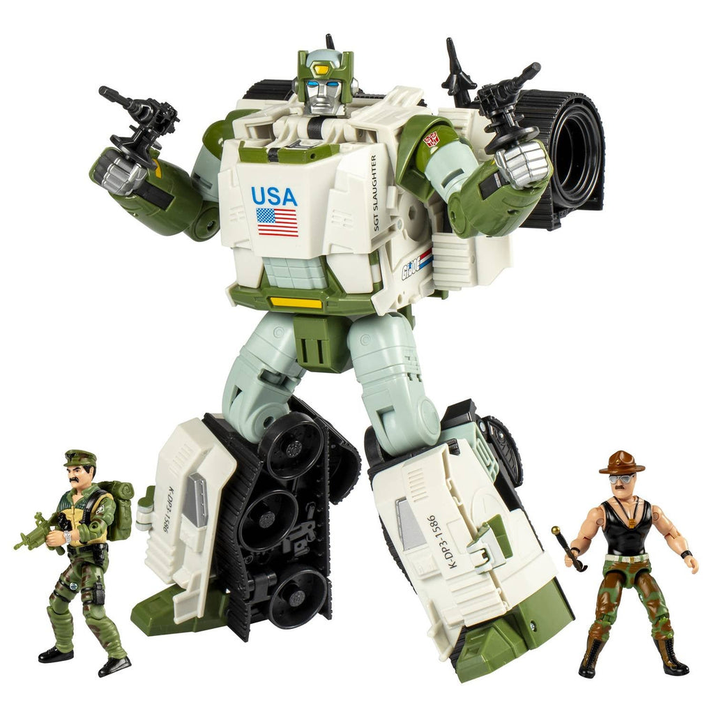 Transformers X GI Joe KUP Triple T & SGT Slaughter Action Figure