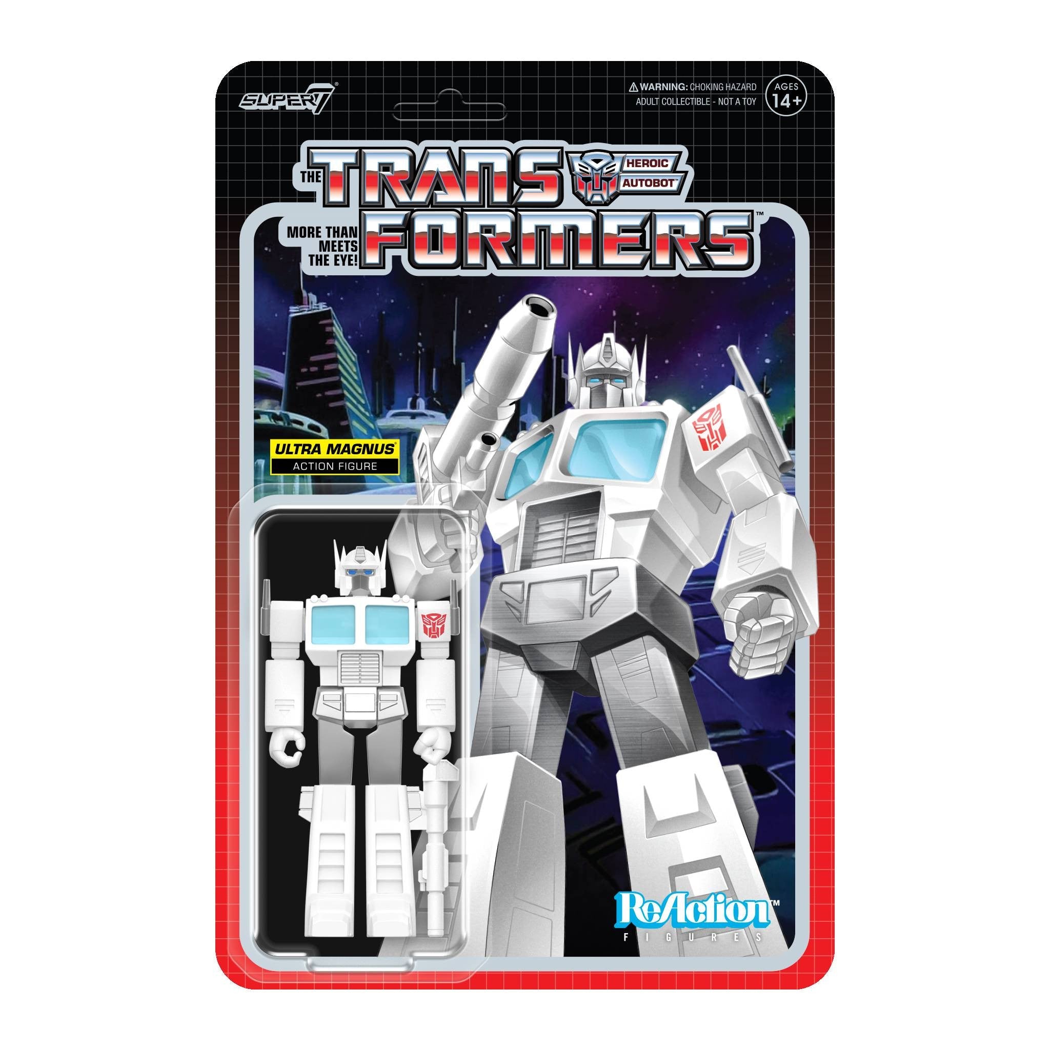 Optimus Prime Ultra Magnus Transformers Reaction Action Figure Main image