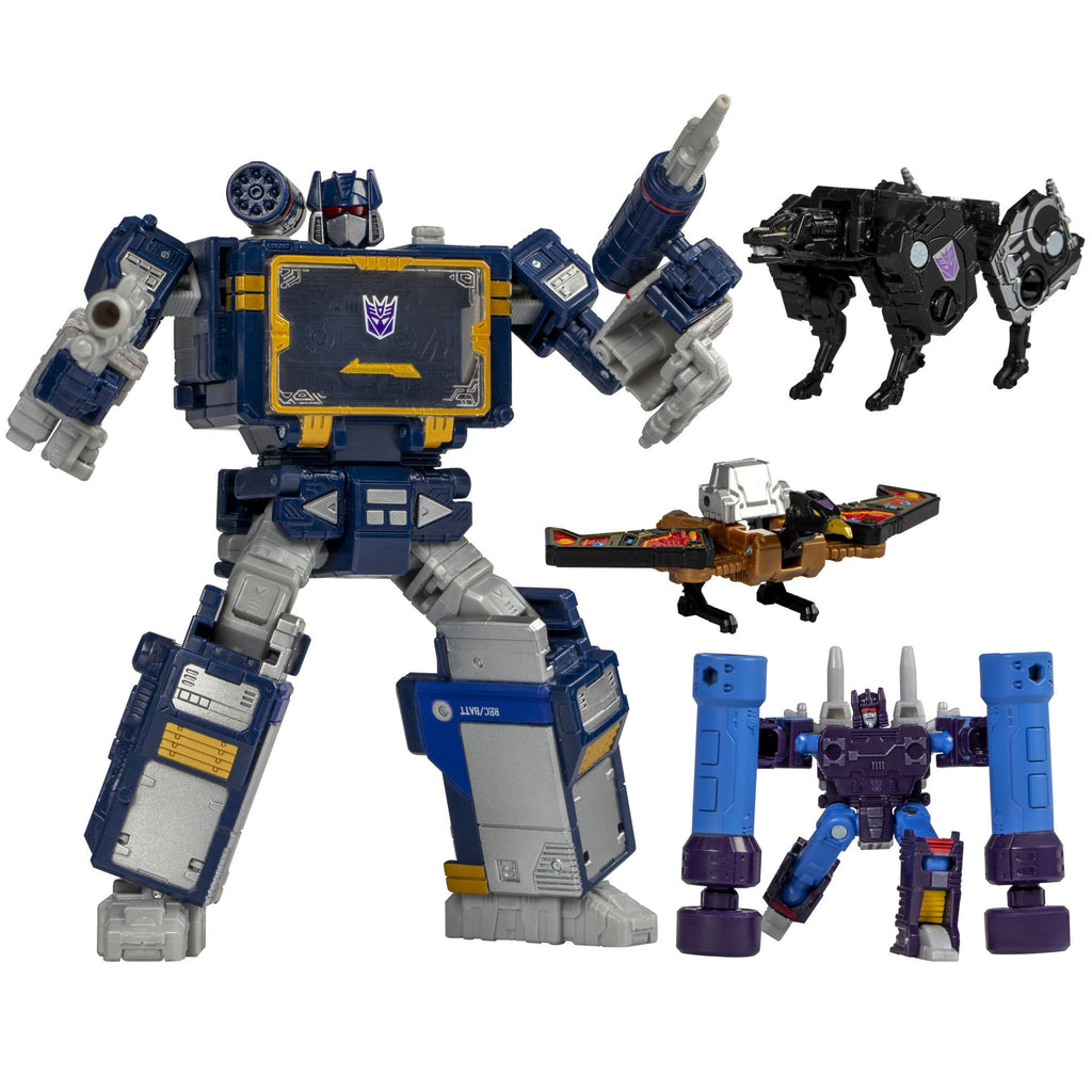 Hasbro - Transformers - Soundwave - G1 Soundwave with Rumble, Ravage, and Buzzsaw