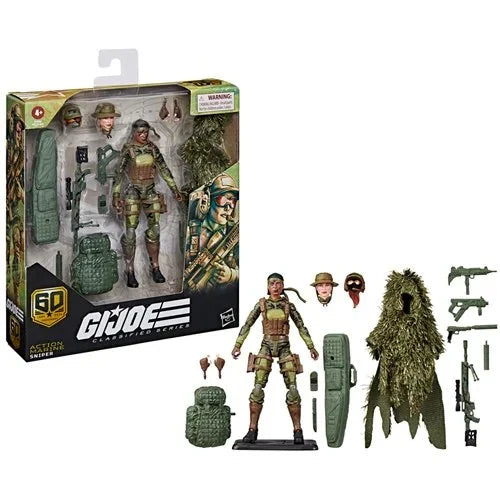 G.I. Joe Classified Series 60th Anniversary Marine Sniper Action Figure