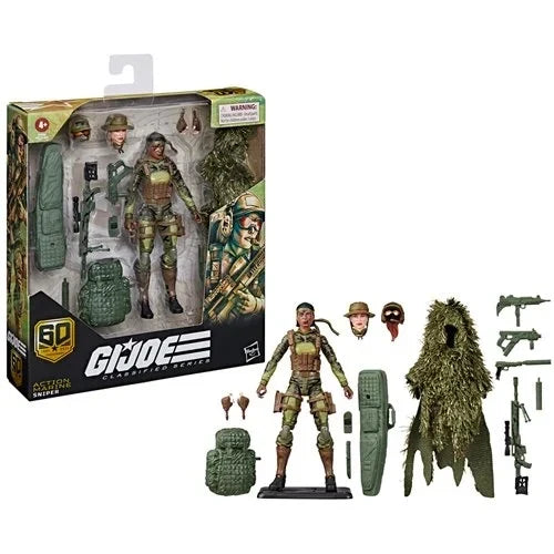 G.I. Joe Classified Series 60th Anniversary Marine Sniper Action Figure Main image