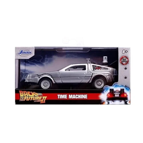 Jada Toys - Back to the Future 2 Time Machine 1:32 Scale Die-Cast Metal Vehicle