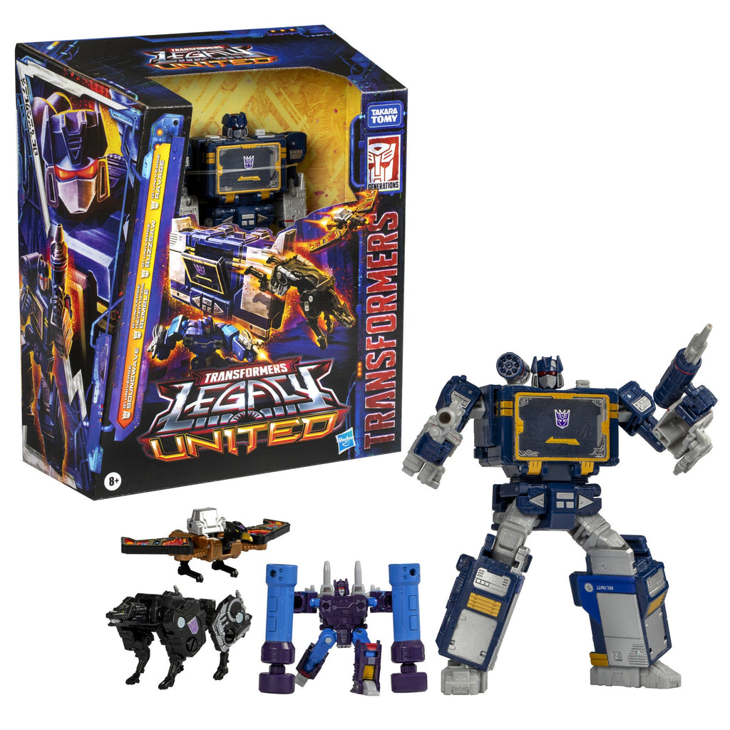Hasbro - Transformers - Soundwave - G1 Soundwave with Rumble, Ravage, and Buzzsaw