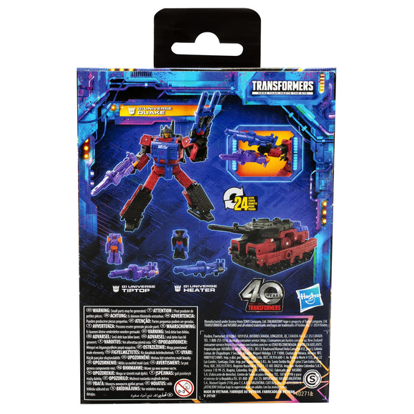 Quake - Transformers Legacy United Deluxe Class G1 Universe action figure
