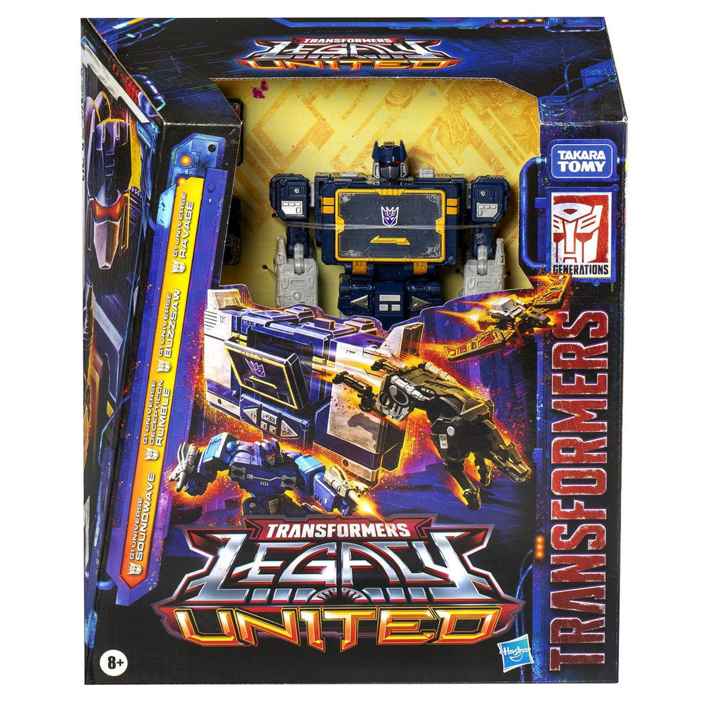 Hasbro - Transformers - Soundwave - G1 Soundwave with Rumble, Ravage, and Buzzsaw