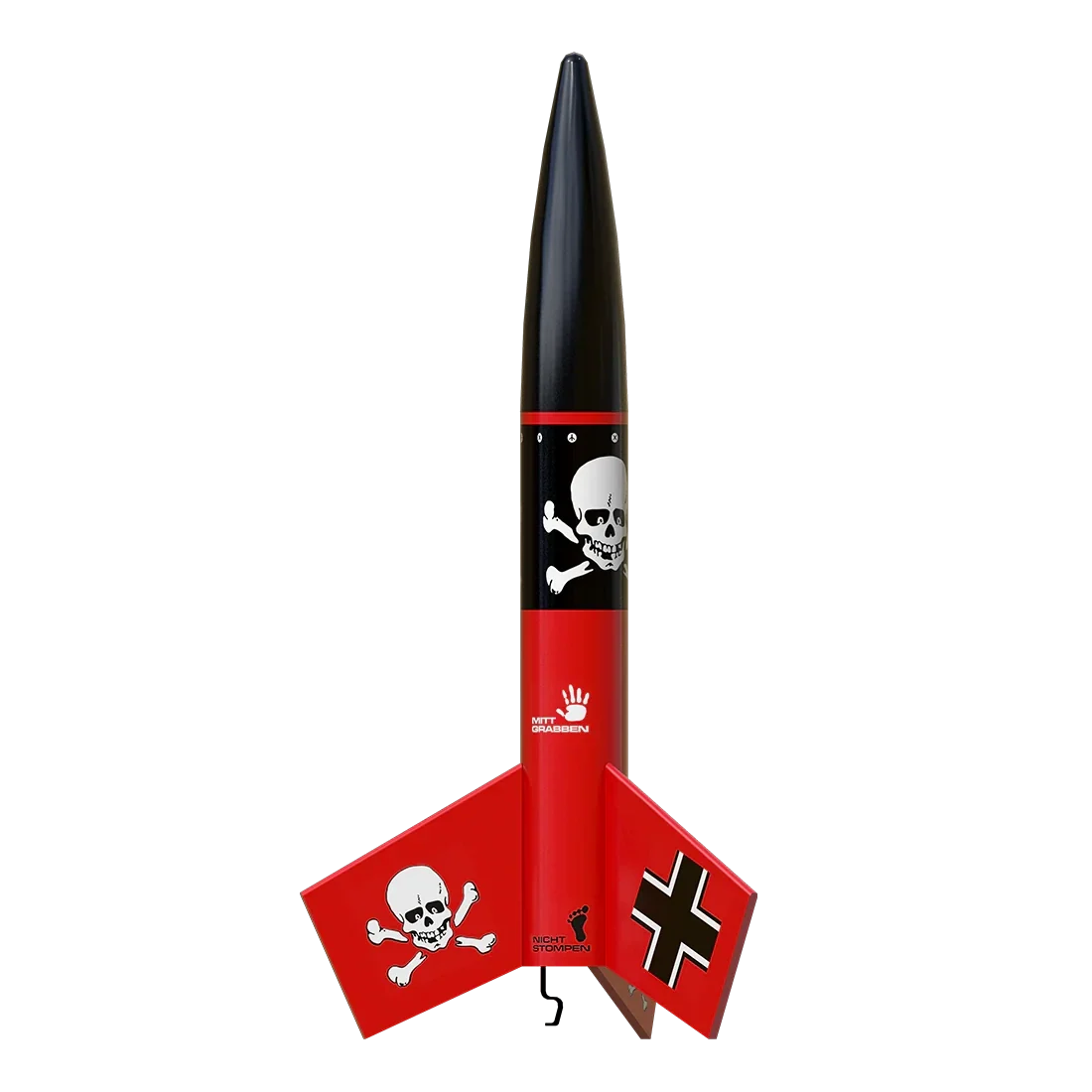 Estes Rockets - Mini Der Red Max™ Launch Set Rocket-Building Kit, Intermediate Mini Flying-Rocket-Model Kit for Ages 10+