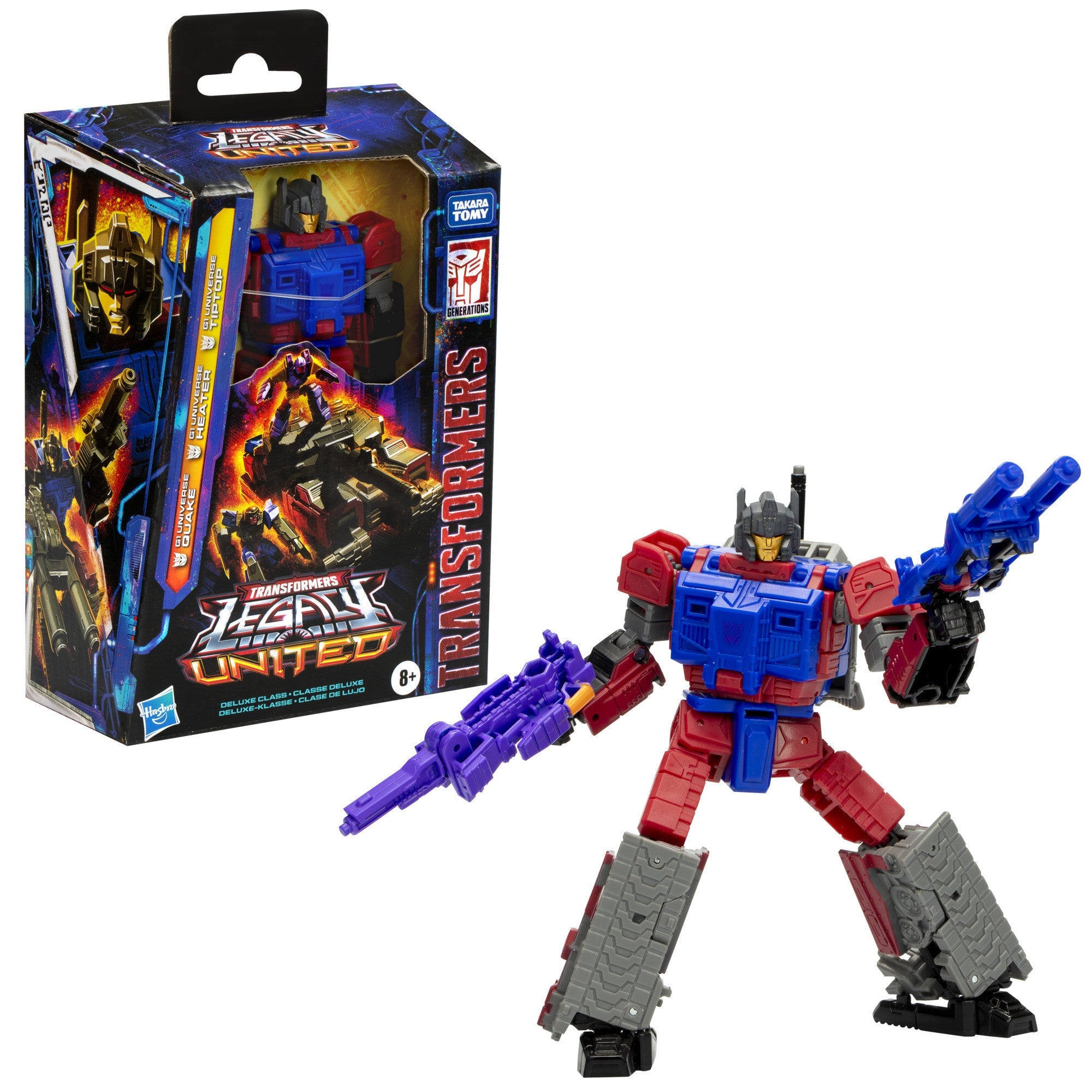 Quake - Transformers Legacy United Deluxe Class G1 Universe action figure Main image