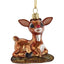 Rudolph the Red-Nosed Reindeer Baby 3-Inch Glass Ornament