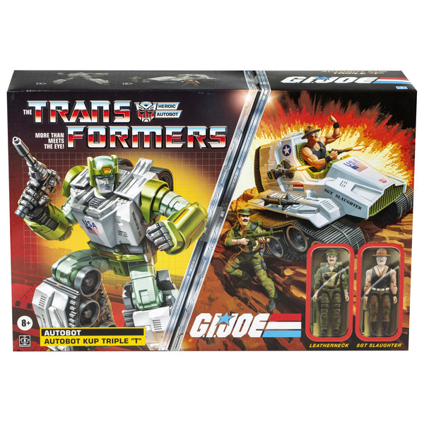Transformers X GI Joe KUP Triple T & SGT Slaughter Action Figure