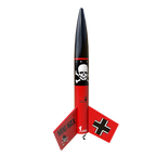 ESTES Mini Der Red Max™ Launch Set Rocket-Building Kit, Intermediate Mini Flying-Rocket-Model Kit for Ages 10+