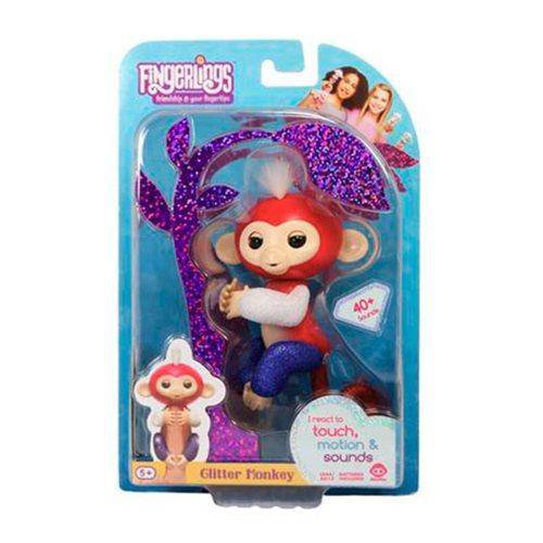 Fingerlings Liberty Glitter Monkey - Collectors World Toys
