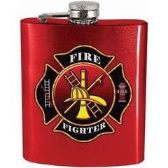 Fire Fighter 7oz. Hip Flask - Collectors World Toys