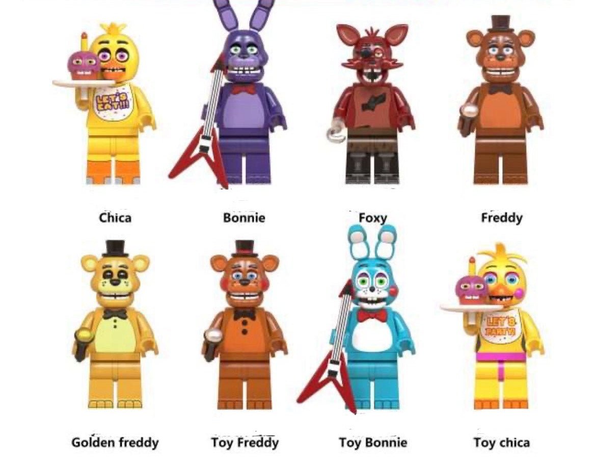 Haunted Animatronic Custom Minifigure Set (8-Pack) Main image