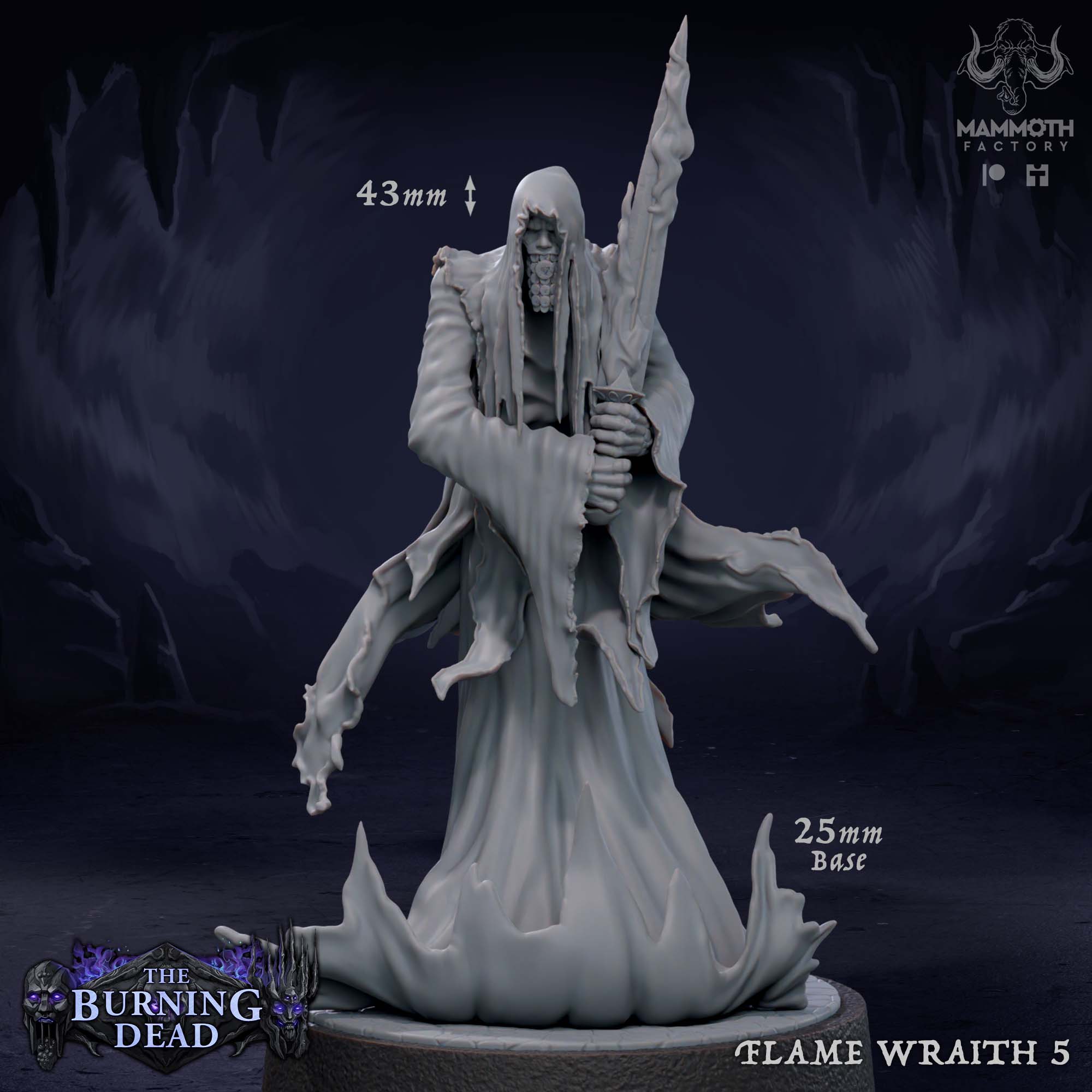 Flame Wraith: Sculpt 5 Main image