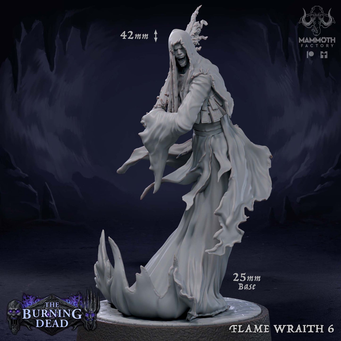Flame Wraith: Sculpt 6
