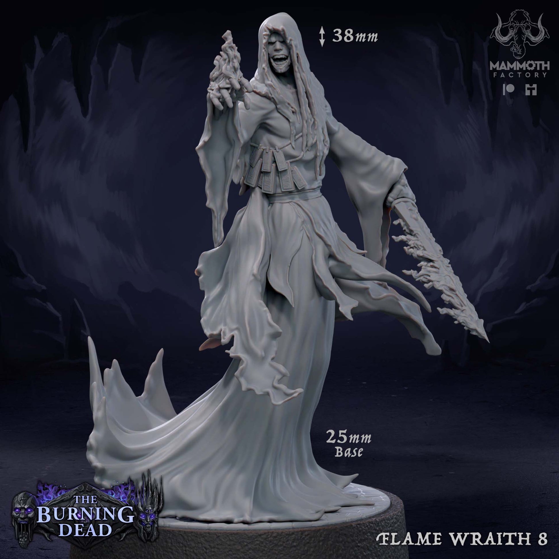 Flame Wraith: Sculpt 8