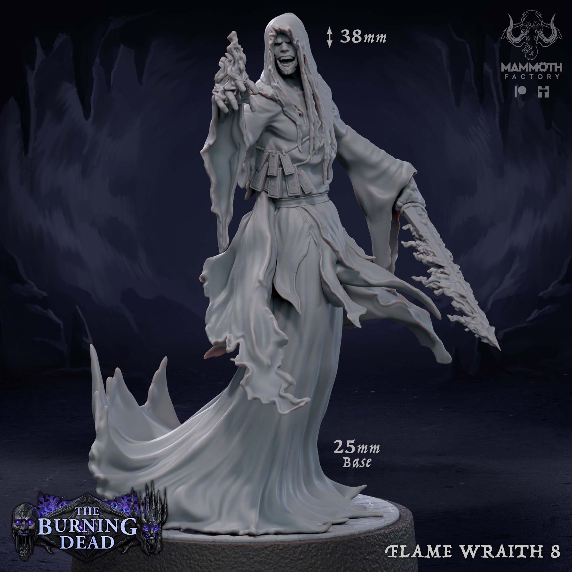 Flame Wraith: Sculpt 8