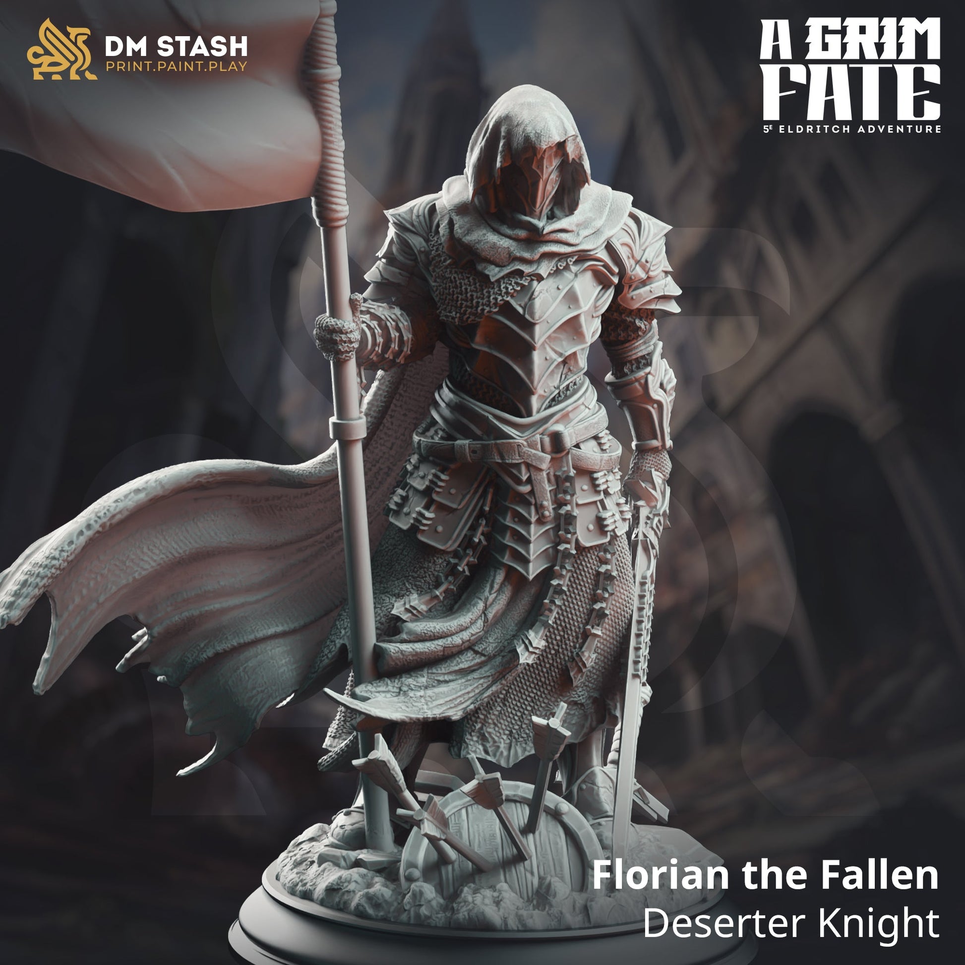 Florian the Fallen, Deserter Knight (Male Human Paladin)